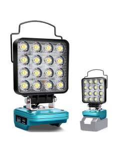 Luz de trabajo LED CdbestBm para Makita 18V 48W 3400LM