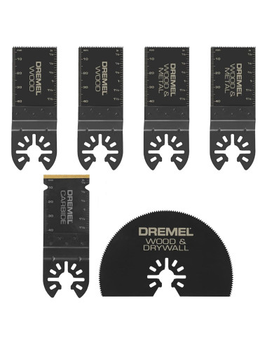 Dremel MM399 Kit Multitool Oscilante 6 Piezas Cuchillas Corte