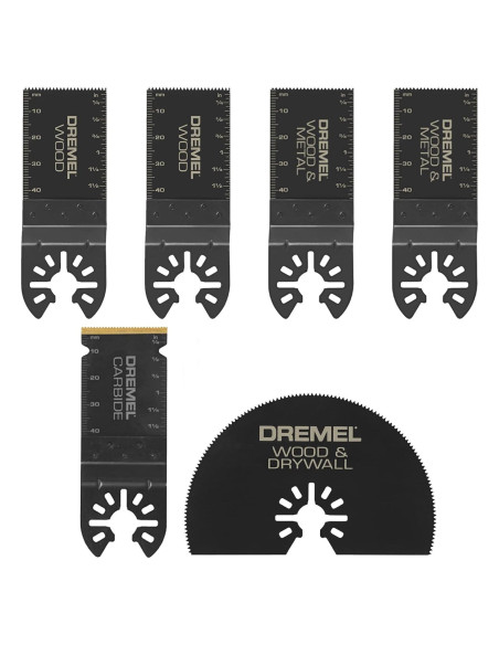 Dremel MM399 Kit Multitool Oscilante 6 Piezas Cuchillas Corte
