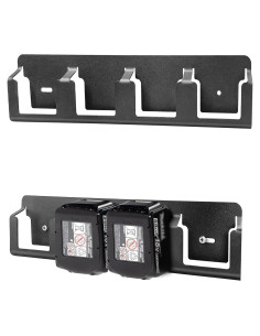 Soporte de Pared Metal YAMTO para Baterías 18V Makita Bosch