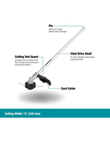 Accesorio de Eje Acoplable Makita EM409MP 33 cm Desmalezadora