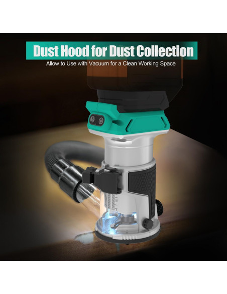 Router Eléctrico Inalámbrico Dobetter 18V 6 Pinzas