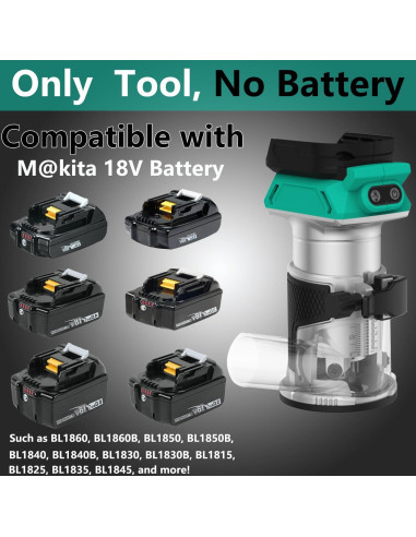 Router Eléctrico Inalámbrico Dobetter 18V 6 Pinzas