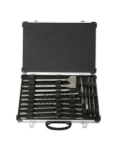 Conjunto de Brocas y Cinceles Makita D-19180 17 Piezas
