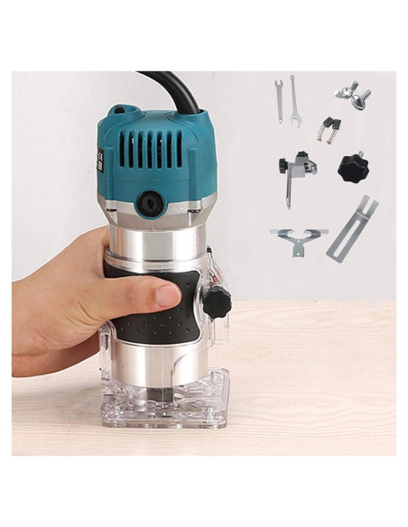 Fresadora Eléctrica AKYPACH 800W 30000RPM para Madera