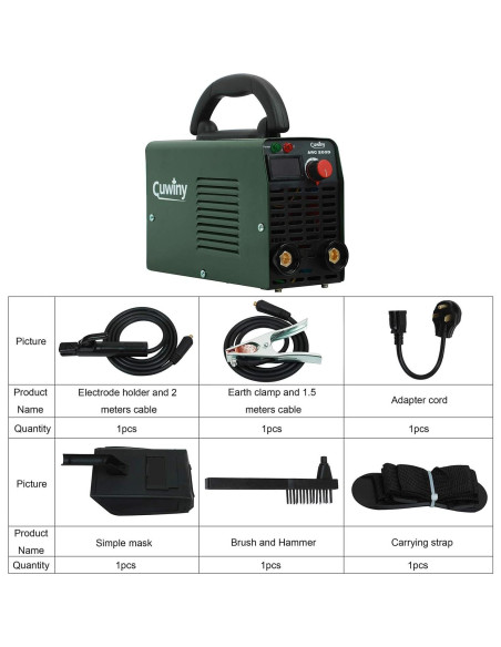 Soldadora Inversora Cuwiny ARC200D 140A Doble Voltaje