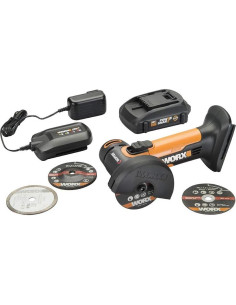Cortadora Mini Worx WX801L 20V 3" con Discos de Corte 2