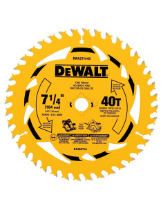 Hoja de sierra circular DEWALT 40T 24.64cm para madera