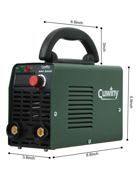 Soldadora Inversora Cuwiny ARC200D 140A Doble Voltaje