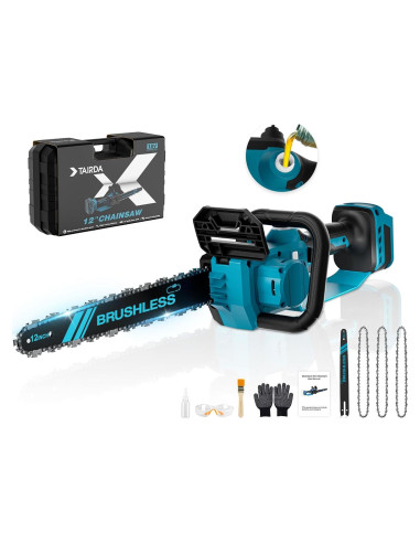 Motosierra TAIRDA 1000W 30,48 cm sin cable para poda