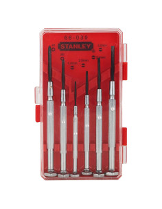 Juego de Destornilladores Stanley 6 Piezas con Estuche