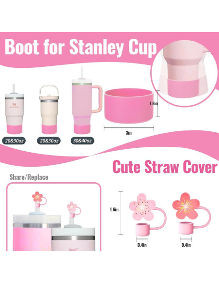 Juego de Accesorios 8PCS Fabenyok para Taza Stanley 30/40oz Juego de Accesorios 8PCS Fabenyok para Taza Stanley 30/40oz