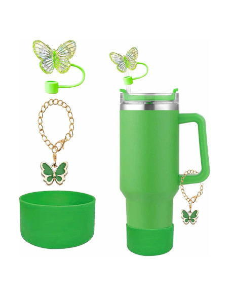 Juego de Accesorios AiScrofa para Stanley Cup 30/40 oz Verde