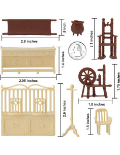 Muebles Antiguos BMC - Accesorios de Juego 40 piezas 2