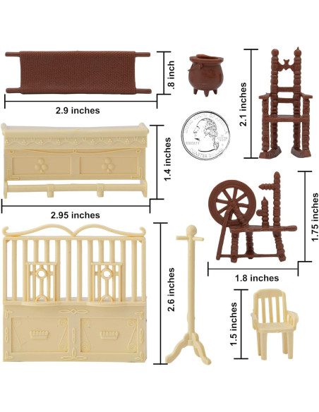 Muebles Antiguos BMC - Accesorios de Juego 40 piezas