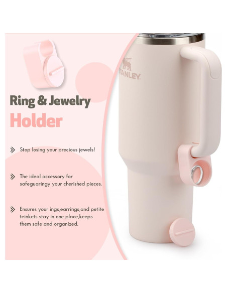 Juego de 3 Accesorios Wefanify para Stanley Quencher 40oz