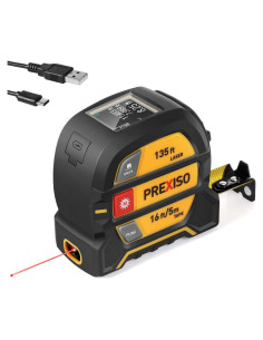 Cinta Métrica Láser 2-en-1 Prexiso PLT40LI 40,64m y 4,88m