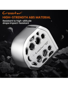 Cinta Métrica Crosstar 7,62m Doble Cara Magnética Impermeable 2