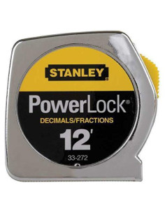Cinta Métrica STANLEY 33-272 3.66m Automática Amarilla