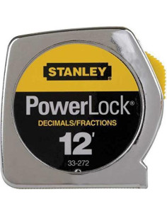 Cinta Métrica STANLEY 33-272 3.66m Automática Amarilla 2