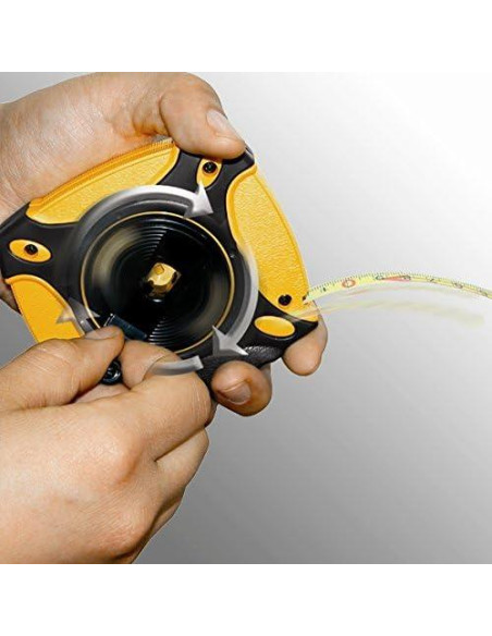 Cinta Métrica Komelon 9905 15.24m Acero Nylon Negro