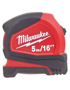 Cinta Métrica Compacta Milwaukee 5m Pro C5-16/25 Roja