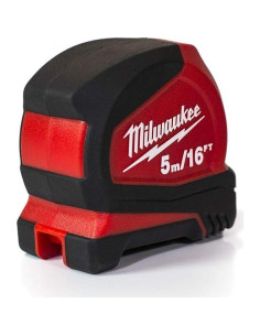 Cinta Métrica Compacta Milwaukee 5m Pro C5-16/25 Roja 2