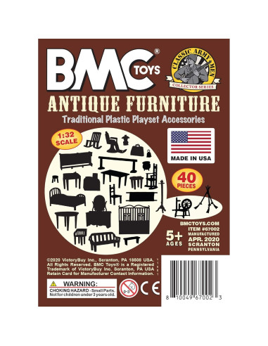 Muebles Antiguos BMC - Accesorios de Juego 40 piezas