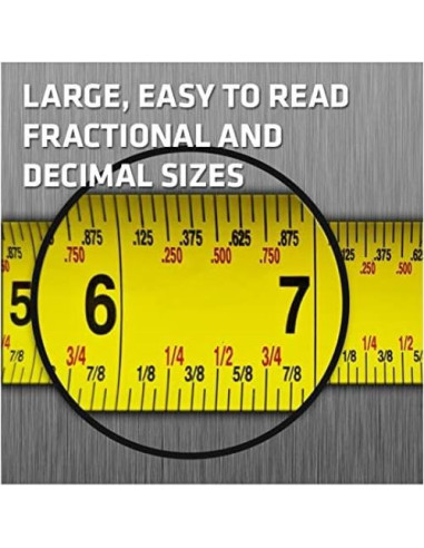 Cinta Métrica Big Blue Century Drill & Tool 10,06 m Duradera