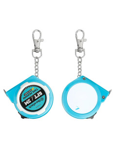 Cinta Métrica Mini DURATECH 6m Retráctil Llavero Compacta