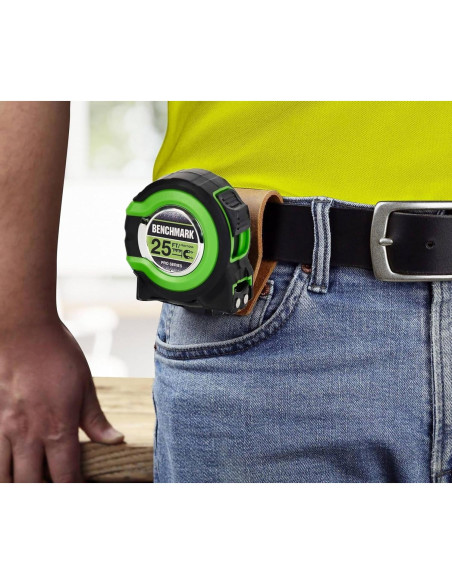 Cinta Métrica Benchmark - Paquete de 3 - 7,62 m - Verde