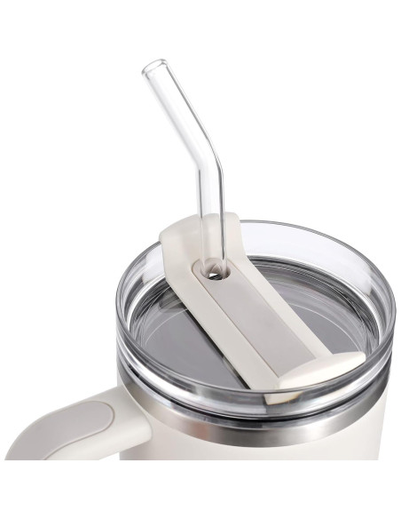 Pajitas de vidrio MYJIE 30,48 cm 12 Pcs reutilizables