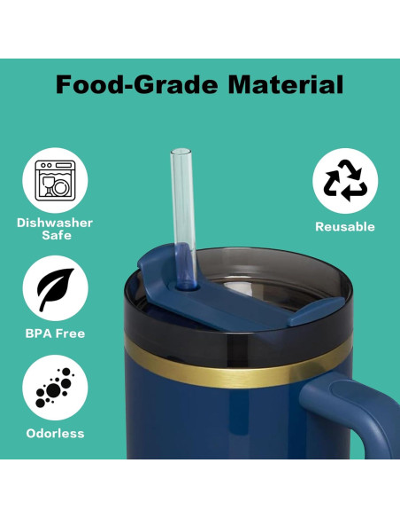 Pajitas Reutilizables Allwith para Taza Stanley 30-64 oz