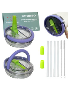 Tapa Reemplazo para Vaso Stanley 40 oz - 2 PCS Violeta