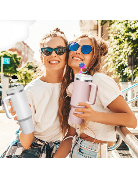 Cubiertas de Silicona SEMATA para Pajitas 6 Piezas Coloridas