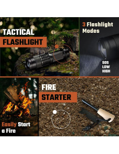 Kit de Supervivencia Esplorare ESK - 369 Piezas Táctico 2