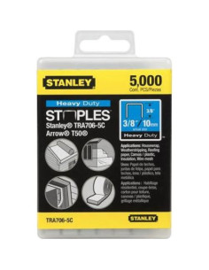 Grapas Pesadas Stanley TRA706-5C 5000 Unidades 3/8" 2