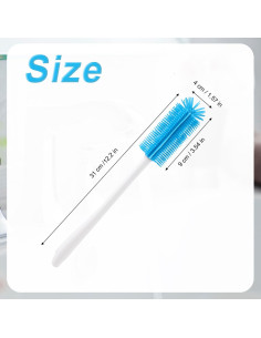 Cepillo Limpiador de Botellas Gosknor 31 cm Silicona 2
