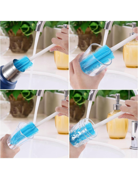 Cepillo Limpiador de Botellas Gosknor 31 cm Silicona