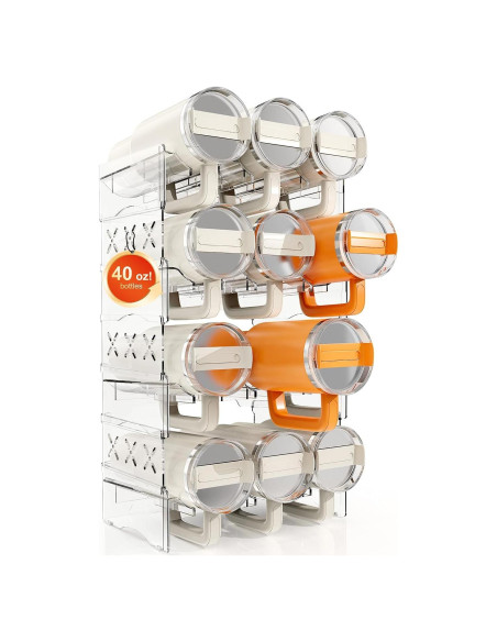 Organizador de Botellas JYPS para 12 Vasos de 40 oz