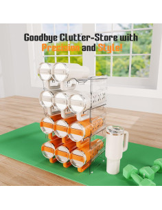 Organizador de Botellas JYPS para 12 Vasos de 40 oz 2