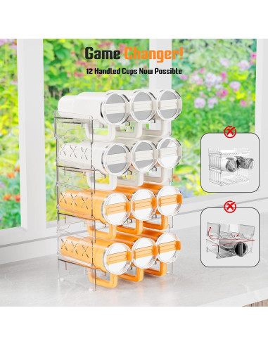 Organizador de Botellas JYPS para 12 Vasos de 40 oz