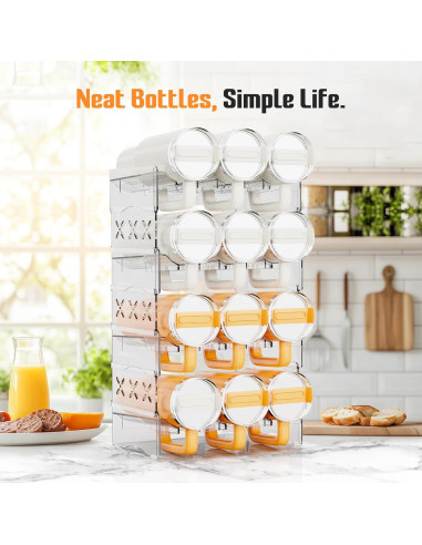 Organizador de Botellas JYPS para 12 Vasos de 40 oz