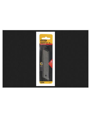 Cuchilla de Utilidad Desechable Stanley 18mm - 3 Unidades