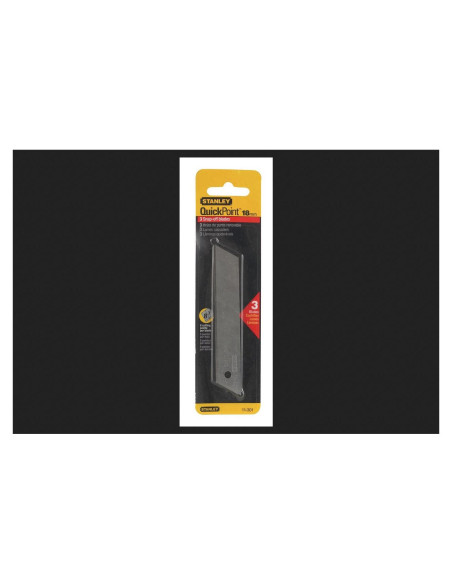 Cuchilla de Utilidad Desechable Stanley 18mm - 3 Unidades