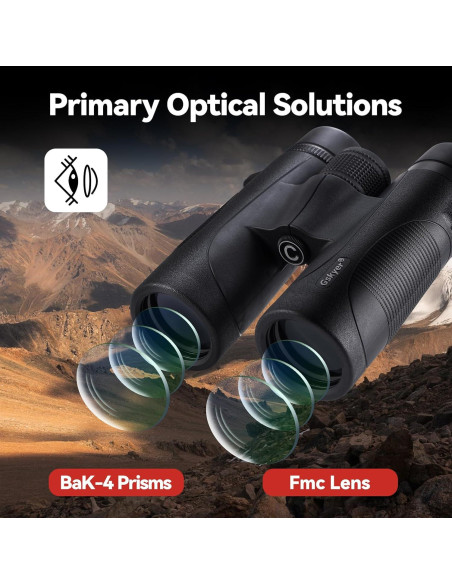 Binoculares Gskyer 12x42 HD Livianos Impermeables