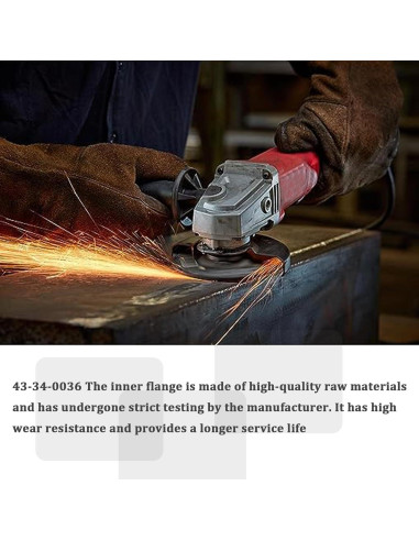 Flange Interno 43-34-0036 YETTAT para Amoladora Angular