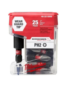 Soporte de Bit Magnético Milwaukee 48-32-5009 25PK 2,54 cm