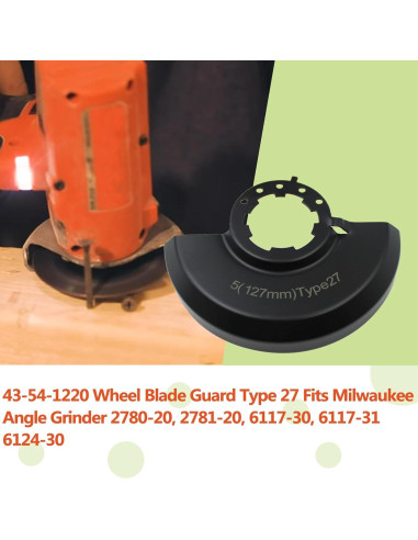 Protector de Disco 5" Rsoise 43-54-1220 para Amoladora Milwaukee