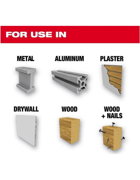 Kit de Sierra de Corona Milwaukee 49-22-4025 13 Piezas